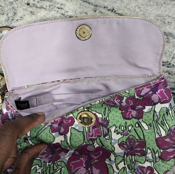 Coach Floral Print Wristlet - Picture 4 of 7